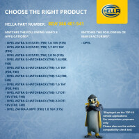 Innenraumgebläse 12 V 200 W 2-polig HELLA passend für u.a. OPEL ASTRA