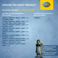 Innenraumgebläse 12 V 120 W 2-polig HELLA für u.a. RENAULT MEGANE