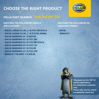 Interior Blower 12 V 120 W 2-pole HELLA for DACIA SANDERO and others