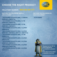 Innenraumgebläse 12 V 180 W 2-polig HELLA für u.a. ALFA ROMEO GIULIETTA