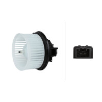 Interior Blower 12 V 222 W 2-pole HELLA suitable for e.g....