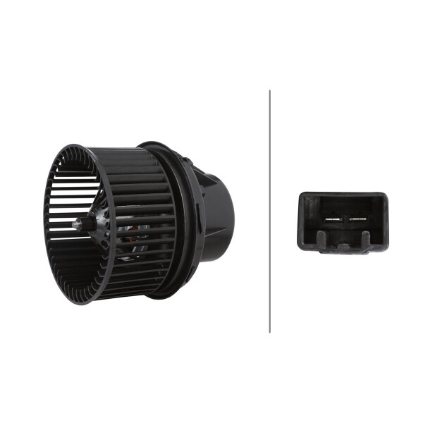 Innenraumgebläse 12 V 246 W 2-polig HELLA passend für u.a. FORD FOCUS