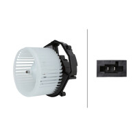 Interior Blower 12 V 258 W 2-pole HELLA for PEUGEOT...