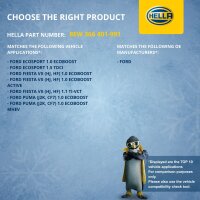 Interior Blower 12 V 234 W 2-pole HELLA suitable for FORD FIESTA and others