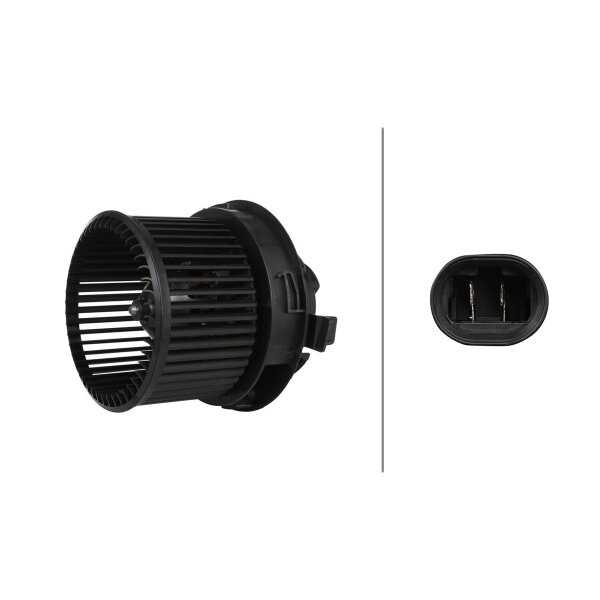 Innenraumgebläse 12 V 276 W 2-polig HELLA für u.a. PEUGEOT 207/207