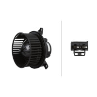 Interior Blower 12 V 222 W 2-pole HELLA suitable for e.g....