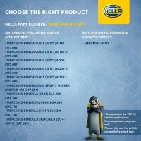 Interior Blower 12 V 264 W 2-pole HELLA for MERCEDES-BENZ CLA and others