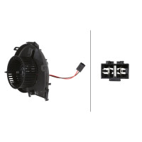 Interior Blower 12 V 240 W 2-pole HELLA suitable for e.g....