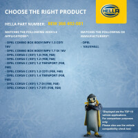 Innenraumgebläse 12 V 240 W 2-polig HELLA passend für u.a. OPEL CORSA