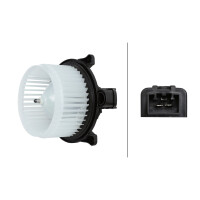 Interior Blower 12 V 240 W 2-pole HELLA suitable for e.g....