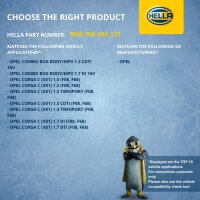 Innenraumgebläse 12 V 234 W 2-polig HELLA passend für u.a. OPEL CORSA