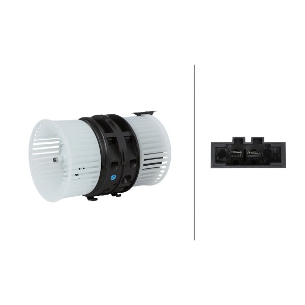 Innenraumgebläse 12 V 240 W 2-polig HELLA für u.a. RENAULT MEGANE