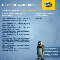 Interior Blower 12 V 240 W 2-pole HELLA for e.g. RENAULT MEGANE