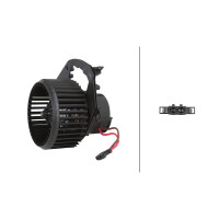 Interior Blower 12 V 366 W 2-pole HELLA for e.g. VW...