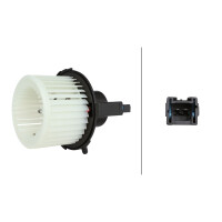 Interior Blower 12 V 360 W 2-pole HELLA suitable for e.g....