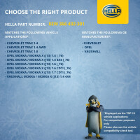 Innenraumgebläse 12 V 276 W 2-polig HELLA passend für u.a. OPEL MOKKA