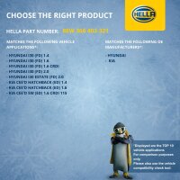 Innenraumgebläse 12 V 162 W 2-polig HELLA passend für u.a. KIA CEED