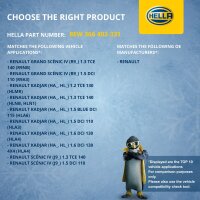 Interior Blower 12 V 240 W 2-pole HELLA for e.g. RENAULT KADJAR