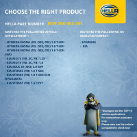 Interior Blower 12 V 228 W 2-pole HELLA suitable for e.g. HYUNDAI KONA