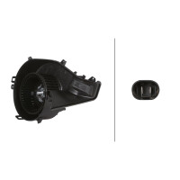 Interior Blower 12 V 264 W 2-pole HELLA suitable for e.g....