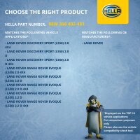 Interior Blower 12 V 216 W 2-pole HELLA for e.g. LAND ROVER RANGE ROVER EVOQUE