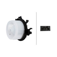 Interior Blower 12 V 228 W 2-pole HELLA suitable for e.g....