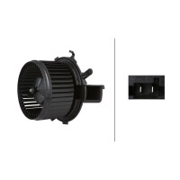 Interior Blower 12 V 192 W 2-pole HELLA suitable for e.g....