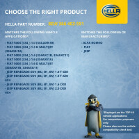 Interior Blower 12 V 216 W 2-pole HELLA for JEEP RENEGADE and others