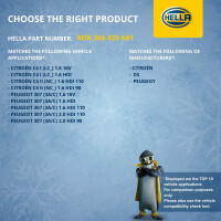 Engine Cooling Fan 12 V 200 W 2-pole HELLA for e.g. CITROËN DS4