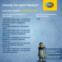 Engine Cooling Fan 12 V 200 W 2-pole HELLA suitable for...