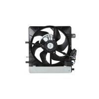 Engine Cooling Fan 12 V 240 W 5-pole HELLA for CITROËN C3 and others