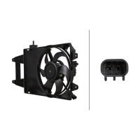 Engine Cooling Fan 12 V 78 W 2-pole HELLA suitable for...
