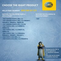 Engine Cooling Fan 12 V 210 W 2-pole HELLA for e.g. FIAT GRANDE