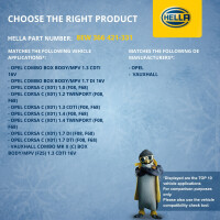 Engine Cooling Fan 12 V 288 W 3-pole HELLA suitable for e.g. OPEL CORSA