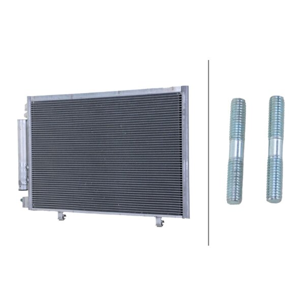 Kondensator Klimaanlage HELLA IAM-Expertise für u.a. FORD FIESTA