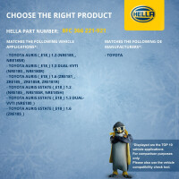 Kondensator Klimaanlage HELLA IAM-Expertise für u.a. TOYOTA AURIS