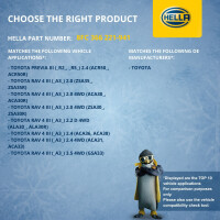 Kondensator Klimaanlage HELLA IAM-Expertise passend für u.a. TOYOTA RAV