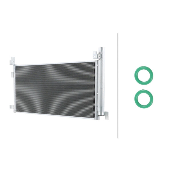 Air Conditioning Condenser HELLA IAM-Expertise for e.g. TOYOTA RAV