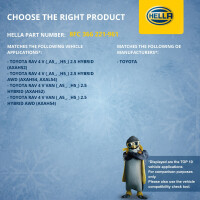 Air Conditioning Condenser HELLA IAM-Expertise for e.g. TOYOTA RAV