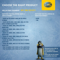 Kondensator Klimaanlage mit Trockner Kühlrippen gelötet HELLA für u.a. AUDI Q7