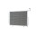 Air Conditioning Condenser without dryer HELLA for e.g. FORD ECOSPORT