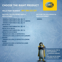 Kondensator Klimaanlage mit Trockner Kühlrippen gelötet HELLA für u.a. MAZDA 2