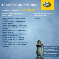 Kondensator Klimaanlage HELLA IAM-Expertise passend für u.a. SUZUKI SX4