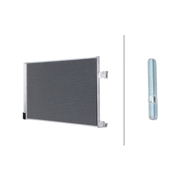 Air Conditioning Condenser HELLA IAM-Expertise for e.g. JAGUAR XF