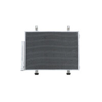 Kondensator Klimaanlage mit Trockner Kühlrippen gelötet HELLA für SUZUKI SWIFT