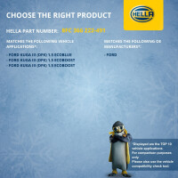 Kondensator Klimaanlage mit Trockner Kühlrippen gelötet HELLA für FORD KUGA