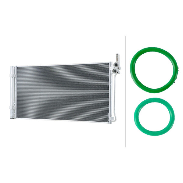 Kondensator Klimaanlage HELLA für u.a. LAND ROVER RANGE ROVER EVOQUE