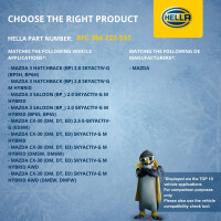 Air Conditioning Condenser HELLA IAM-Expertise for e.g. MAZDA 3