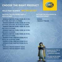 Kondensator Klimaanlage gelötet HELLA passend für u.a. RENAULT TRUCKS