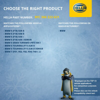 Air Conditioning Condenser HELLA IAM-Expertise for e.g. BMW 5 Series